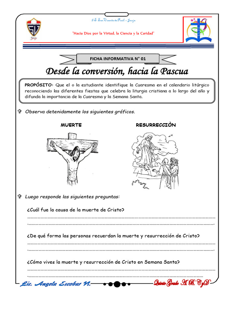 Cuaresma y Semana Santa: Reflexiones Cristianas | PDF | Pascua de ...