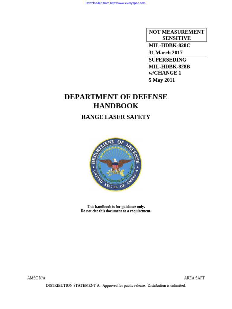 Military Laser Safety Handbook | PDF | Laser | Optics
