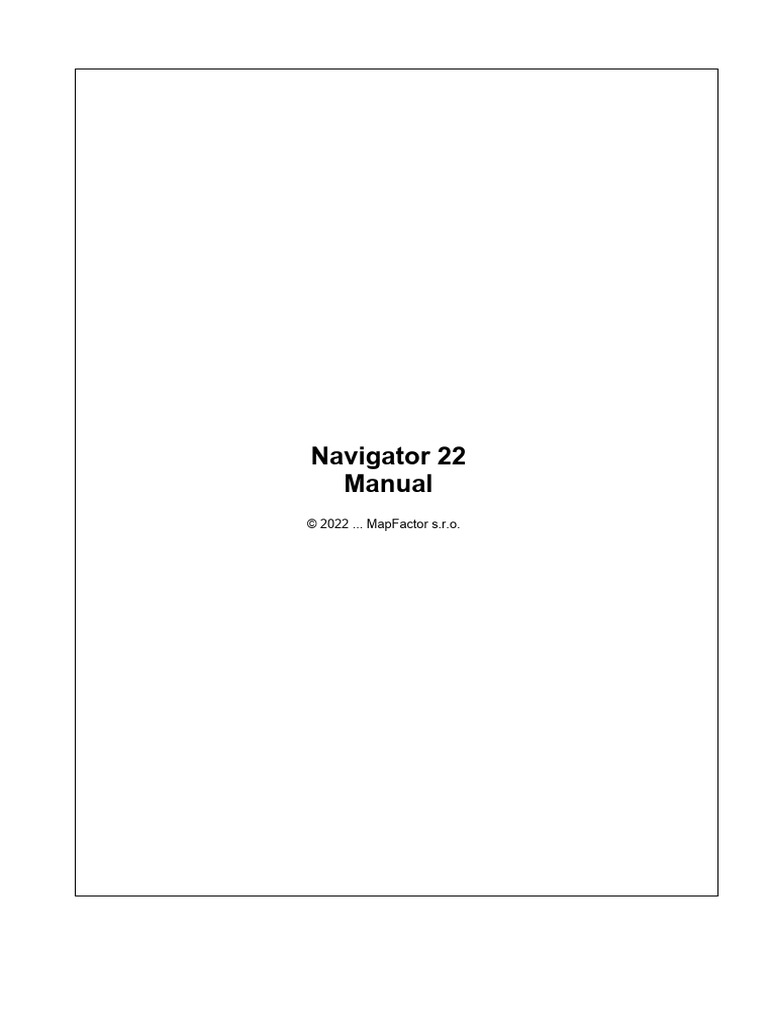 Navigator | PDF | Sistema de Posicionamiento Global | Software del sistema