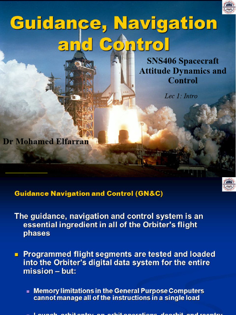 Spacecraft GN&C Dynamics Overview | PDF | Spacecraft | Flight