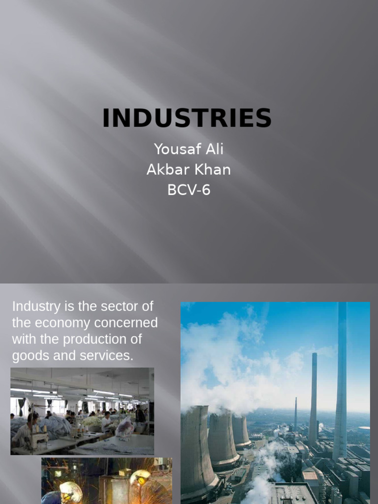 Overview of Industry Sectors and Location | PDF | Tertiary Sector Of ...
