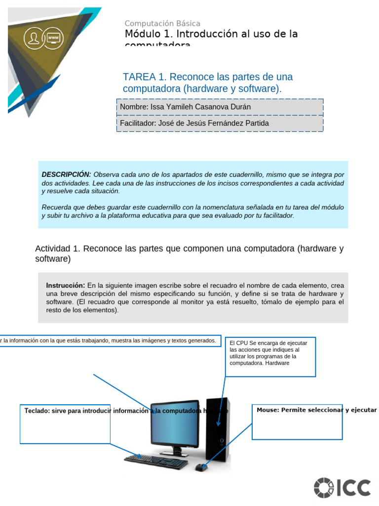 Issa Tarea 1 | PDF | Hardware de la computadora | Software