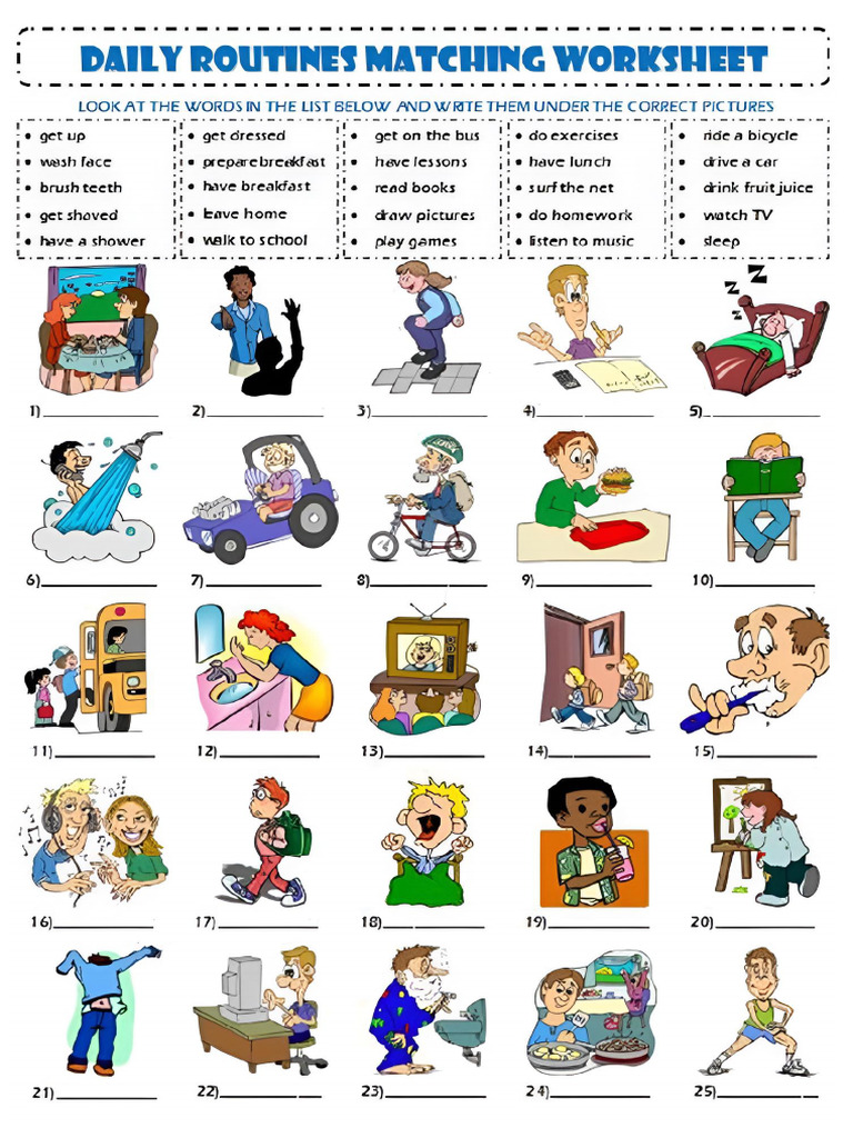 Daily Routines | PDF