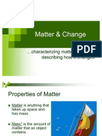 Matter & Change Notes