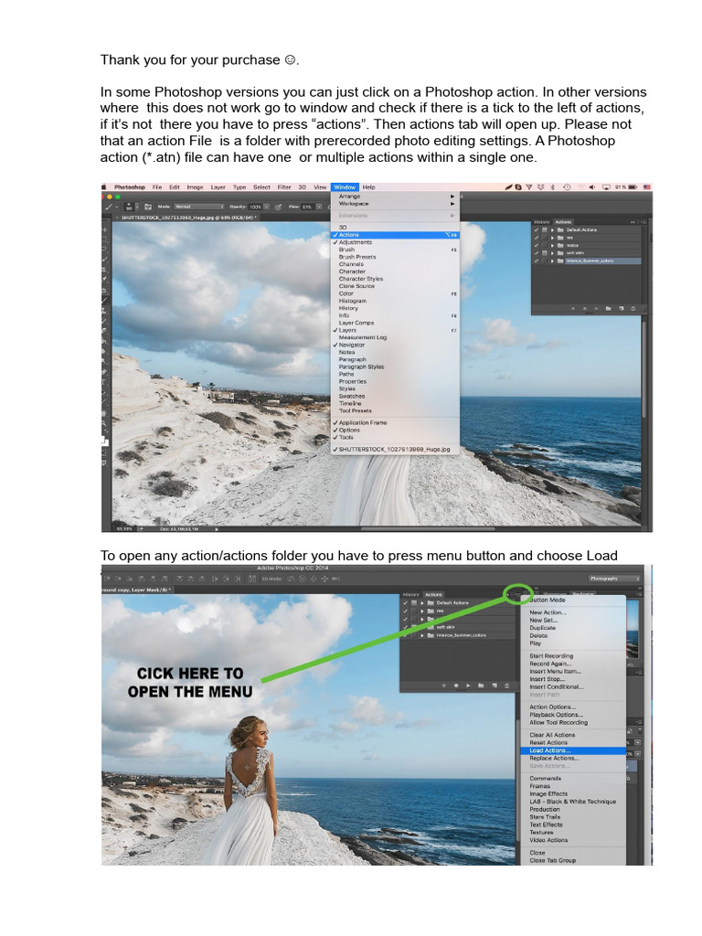 Using Photoshop Actions Effectively | PDF