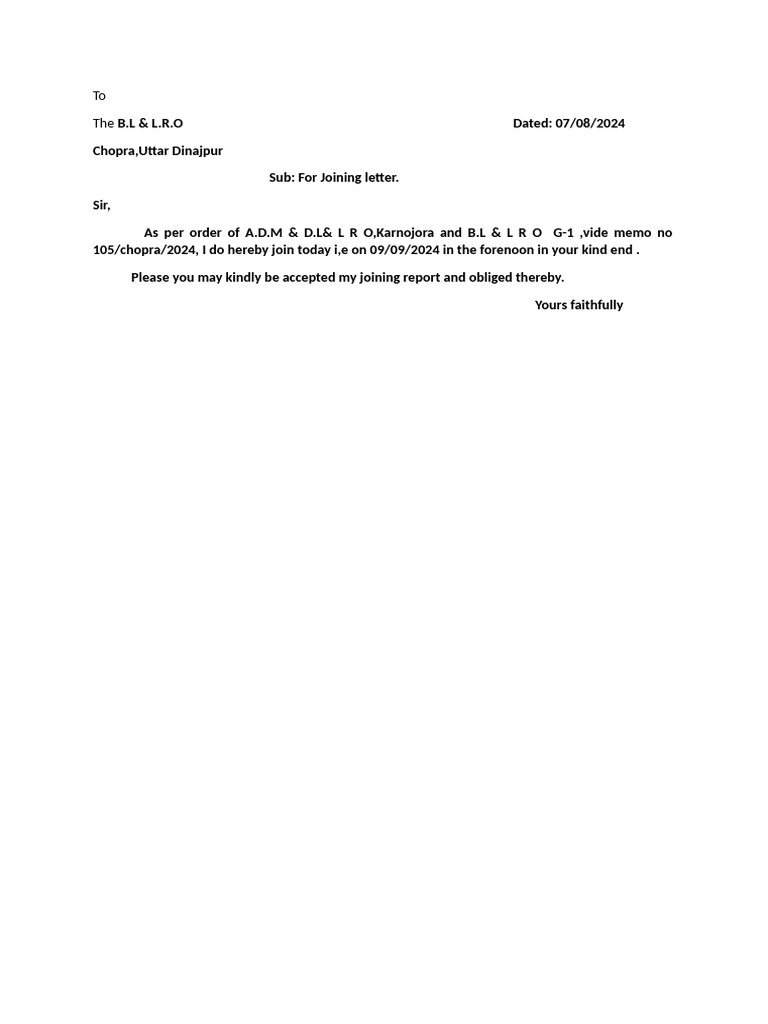 Joining Report | PDF