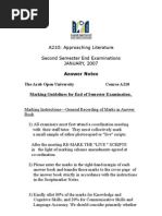 Download A210 Final Exam January 2007 Answer Notes by homamunfat SN8511484 doc pdf