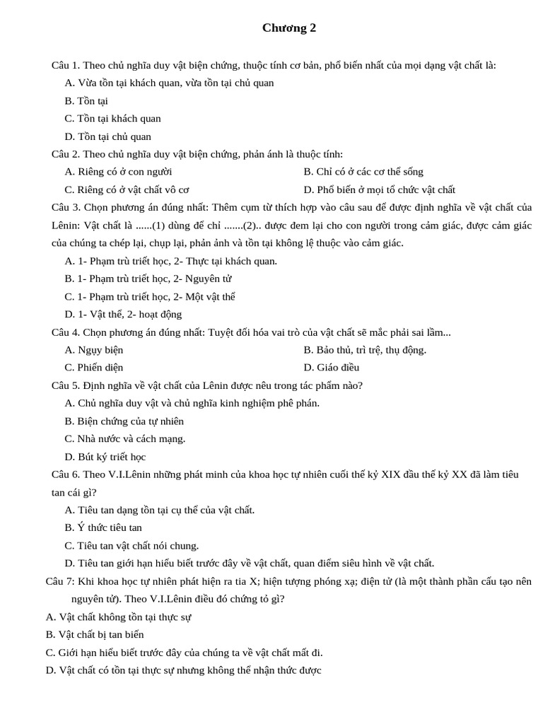 Chương 2 | PDF