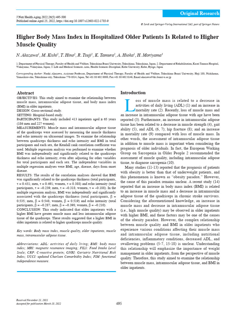 1 s2.0 S1279770723008692 Main | PDF | Body Mass Index | Obesity