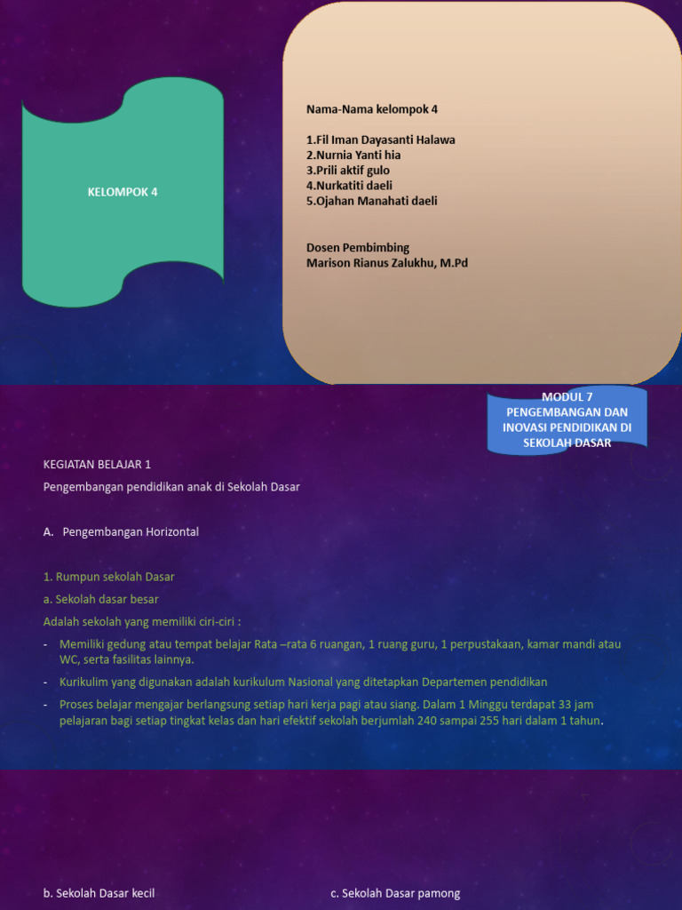 Inovasi Pendidikan di Sekolah Dasar | PDF