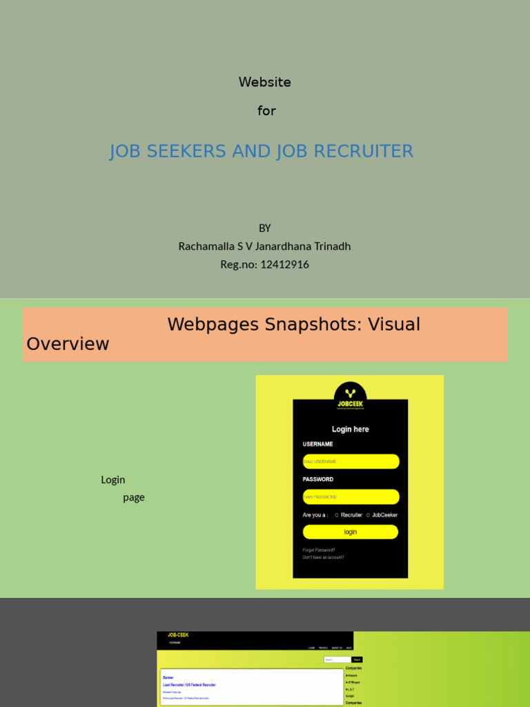 HTML Job Seekers | PDF
