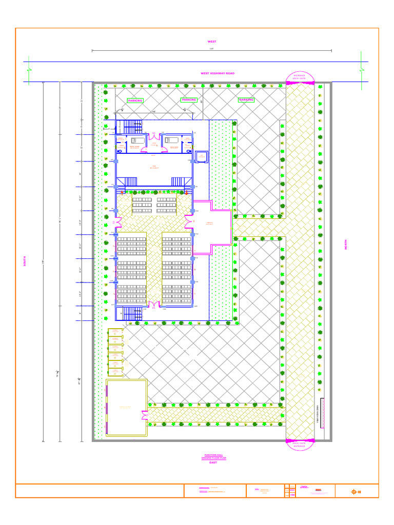 Function Hall Ground Floor Plan | PDF