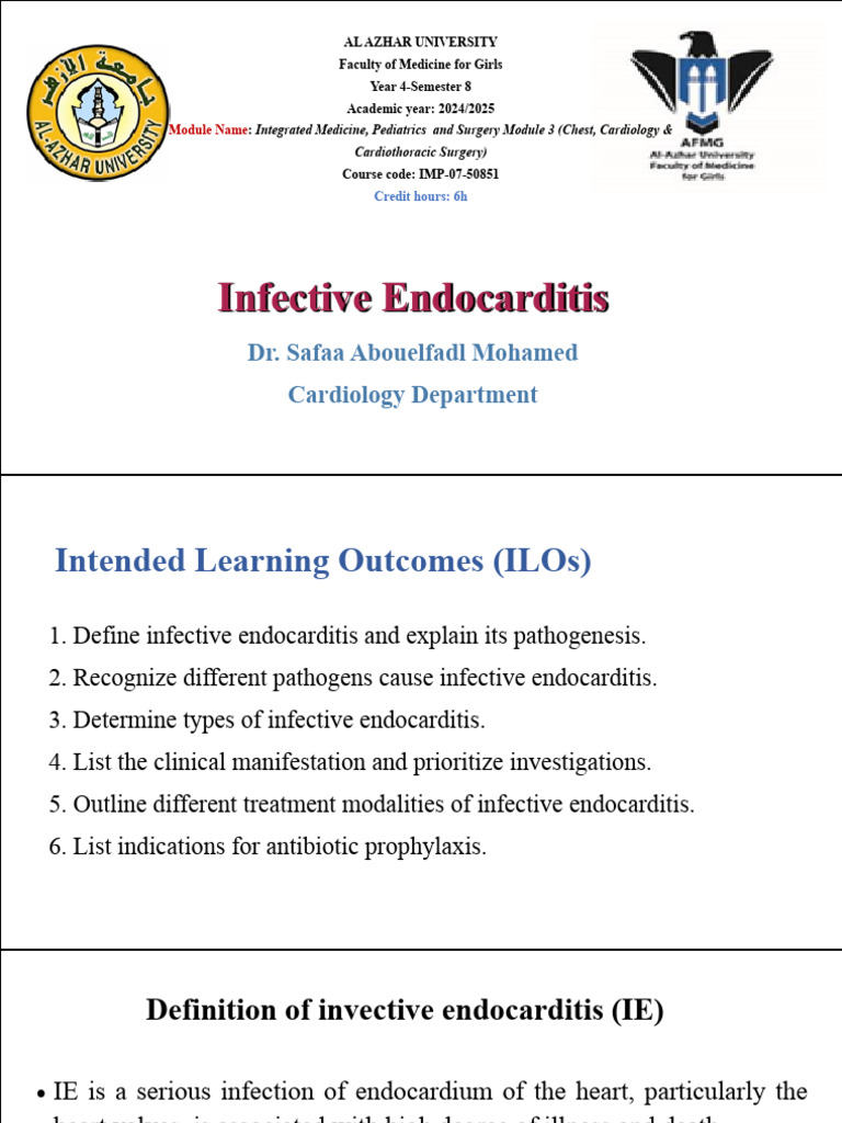 Understanding Infective Endocarditis | PDF | Staphylococcus | Streptococcus