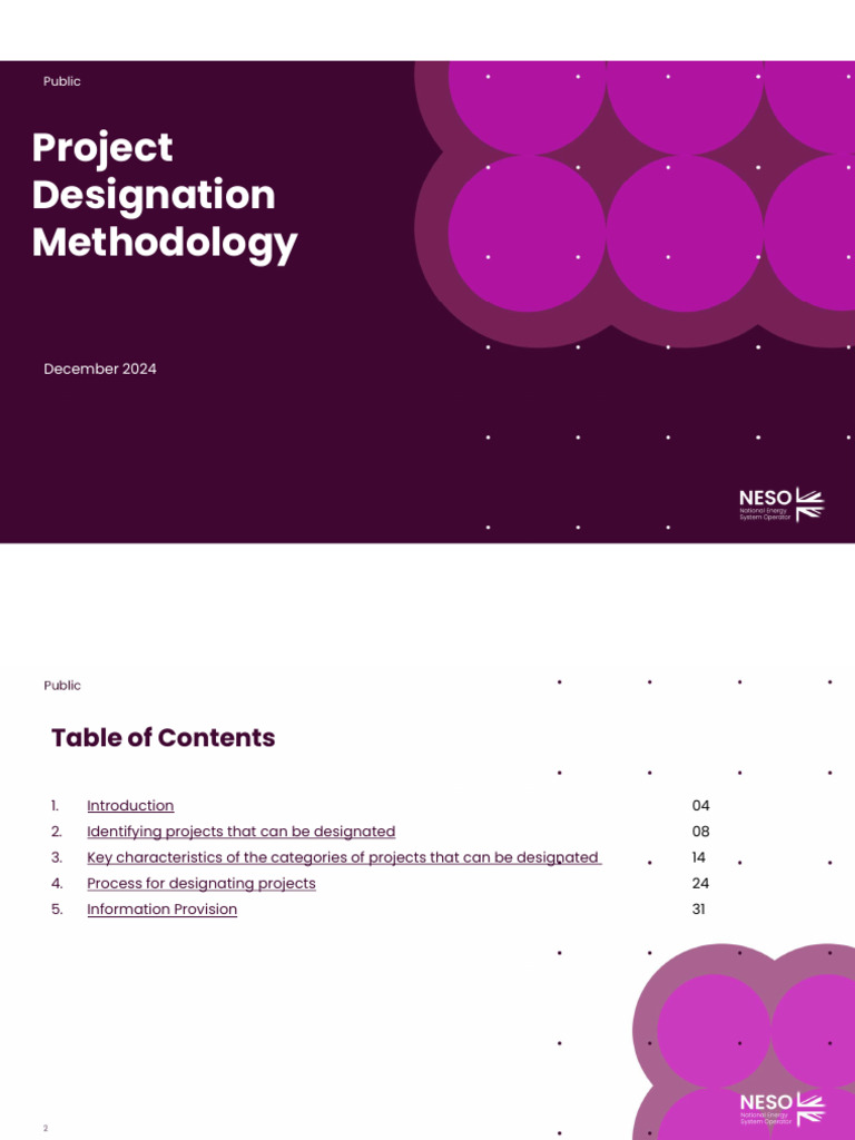 External - Project Designation Methodology | PDF | Electrical Grid ...