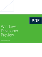 Windows Developer Preview-Windows8 Guide