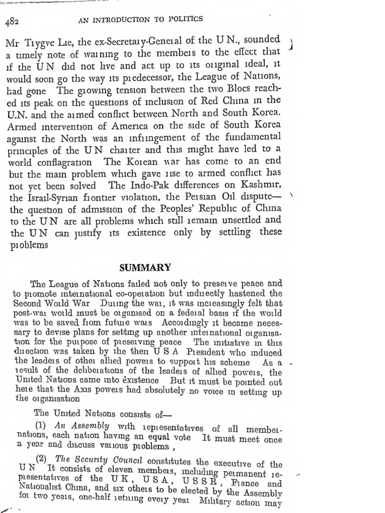 To Politics Part I Text 62 | PDF | United Nations | International Relations