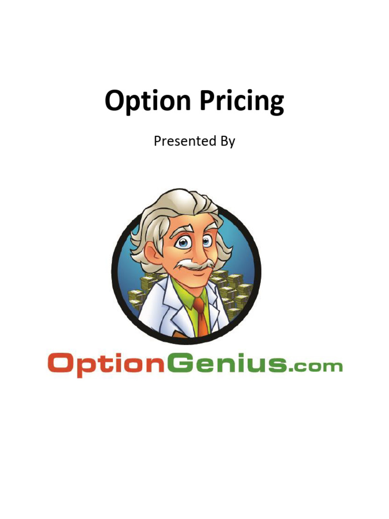 Option Pricing | PDF | Option (Finance) | Vix