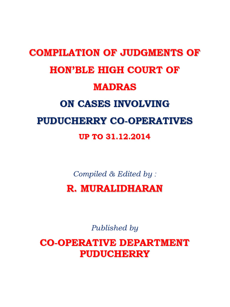 Hc Puducherry | PDF
