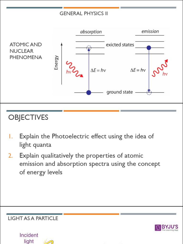 Atomic and Nuclear Physics Concepts | PDF | Radioactive Decay ...