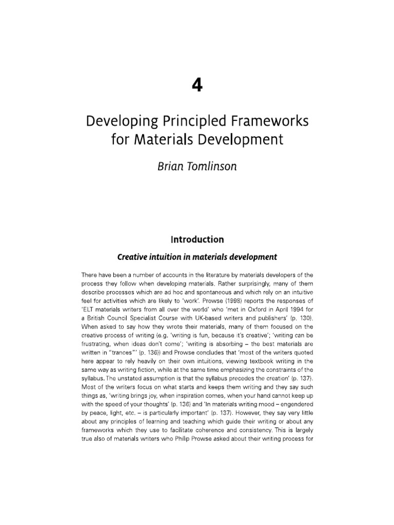 Tomlinson (2003) DevelopingPrincipledFrameworksMD | PDF