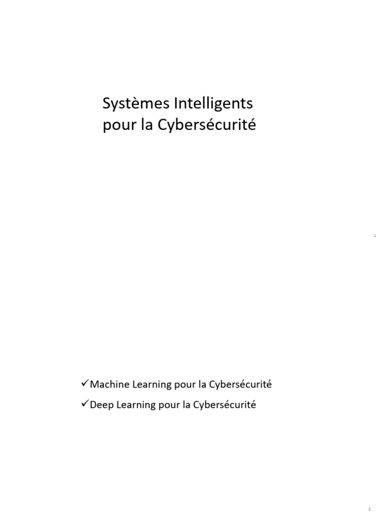 Introduction au Machine Learning | PDF | Apprentissage automatique ...