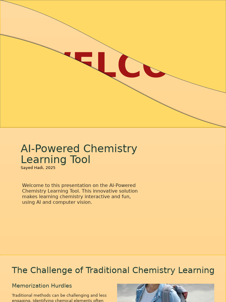 AI-Powered Chemistry Learning Tool | PDF | Artificial Intelligence ...