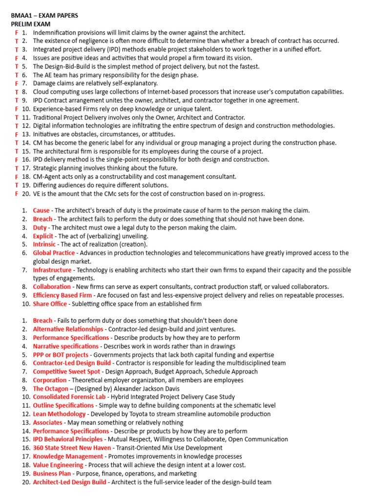 Bmaa Reviewer Exam Papers | PDF | Marketing | Business