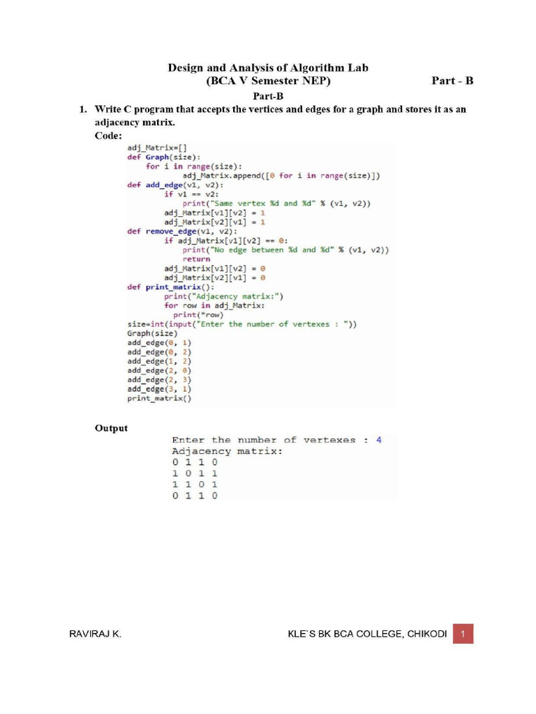 DAA Part B | PDF