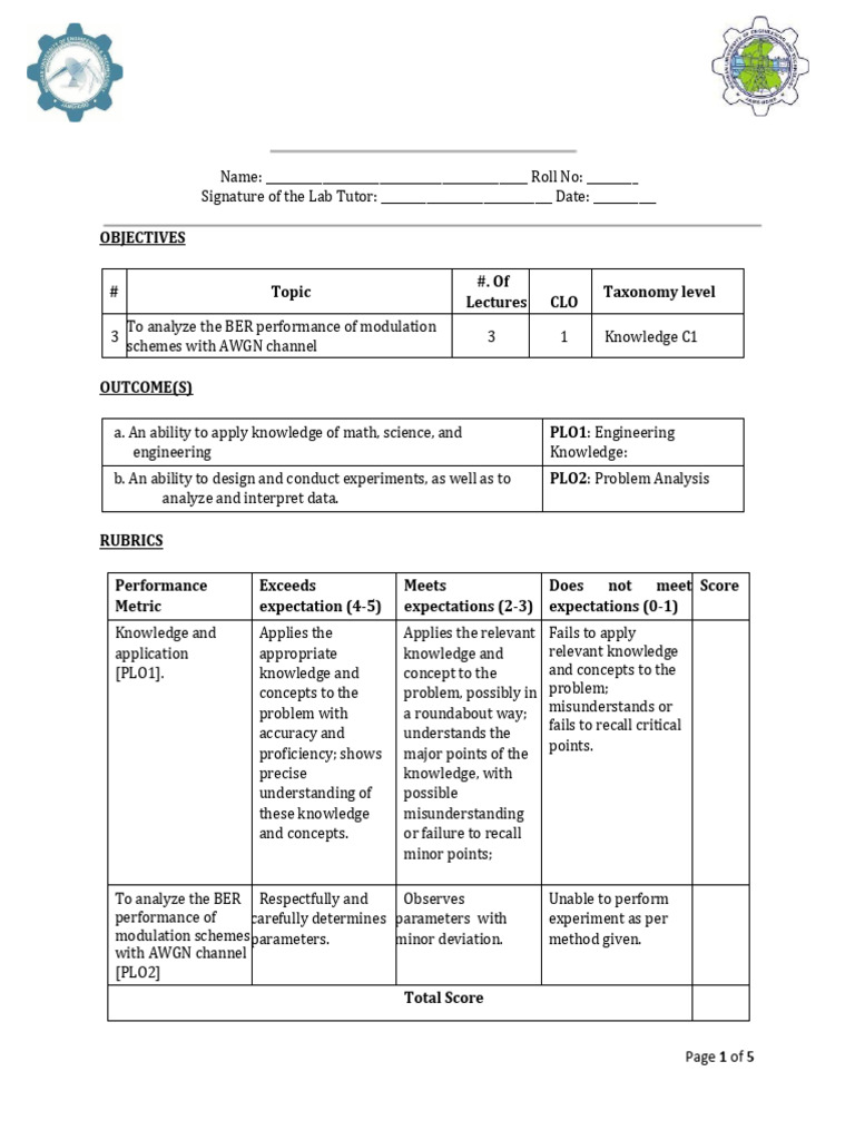 21TL04 WC Lab#03 | PDF | Modulation | Telecommunications Engineering
