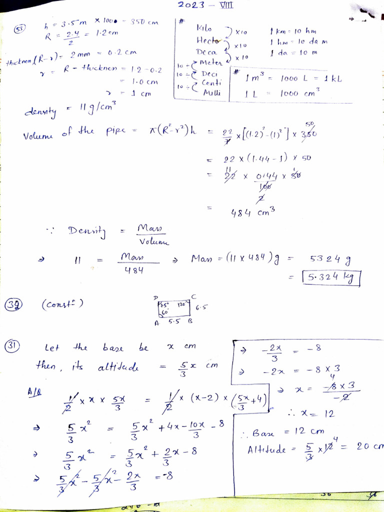 Vintage Math Aesthetic Practice File | PDF