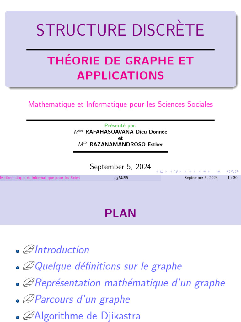Algorithme de Dijkstra et Graphes | PDF | Concepts mathématiques ...