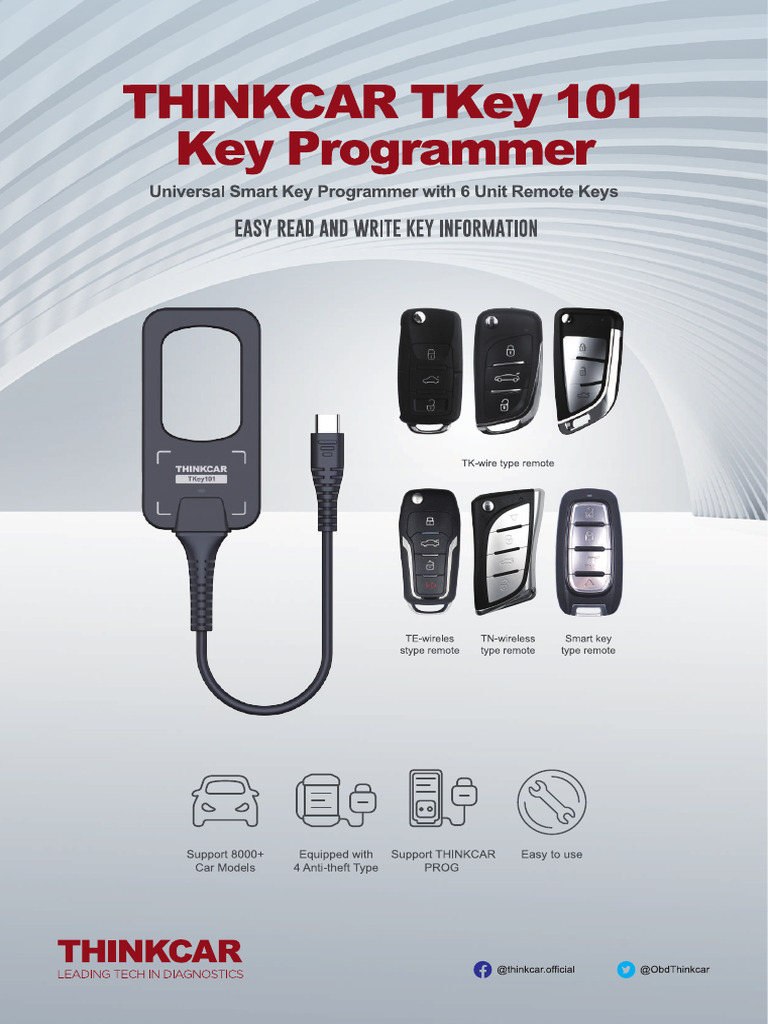 TKey 101 Key Programmer 1 Compressed | PDF
