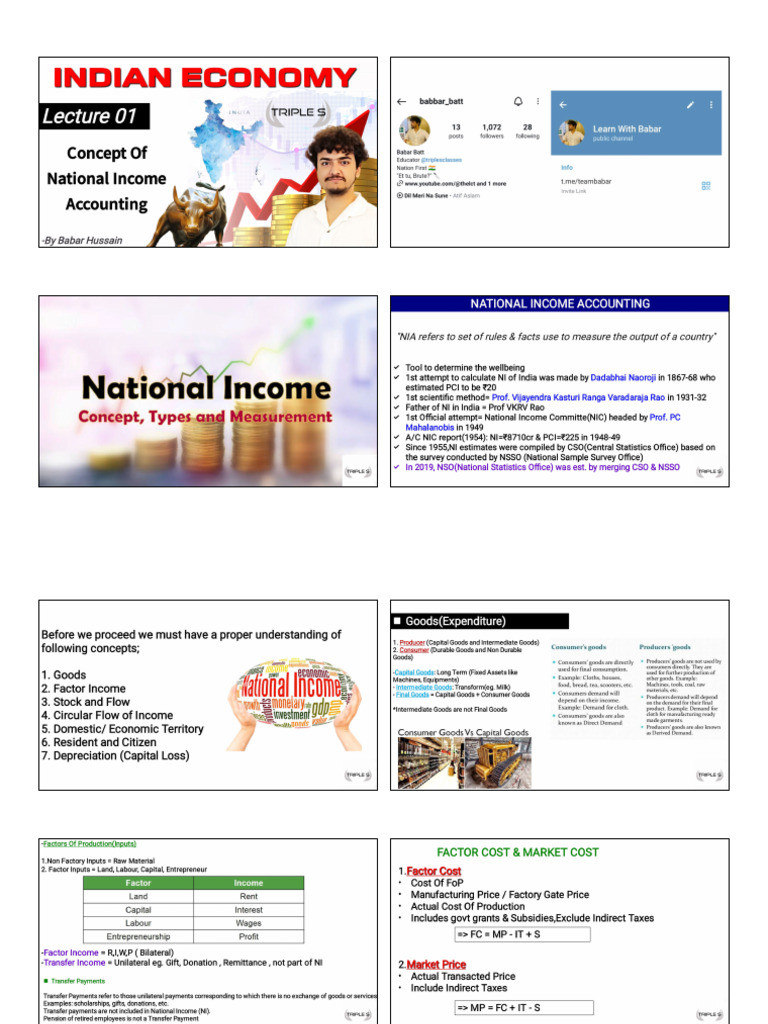 Complete National Income Accounting | PDF