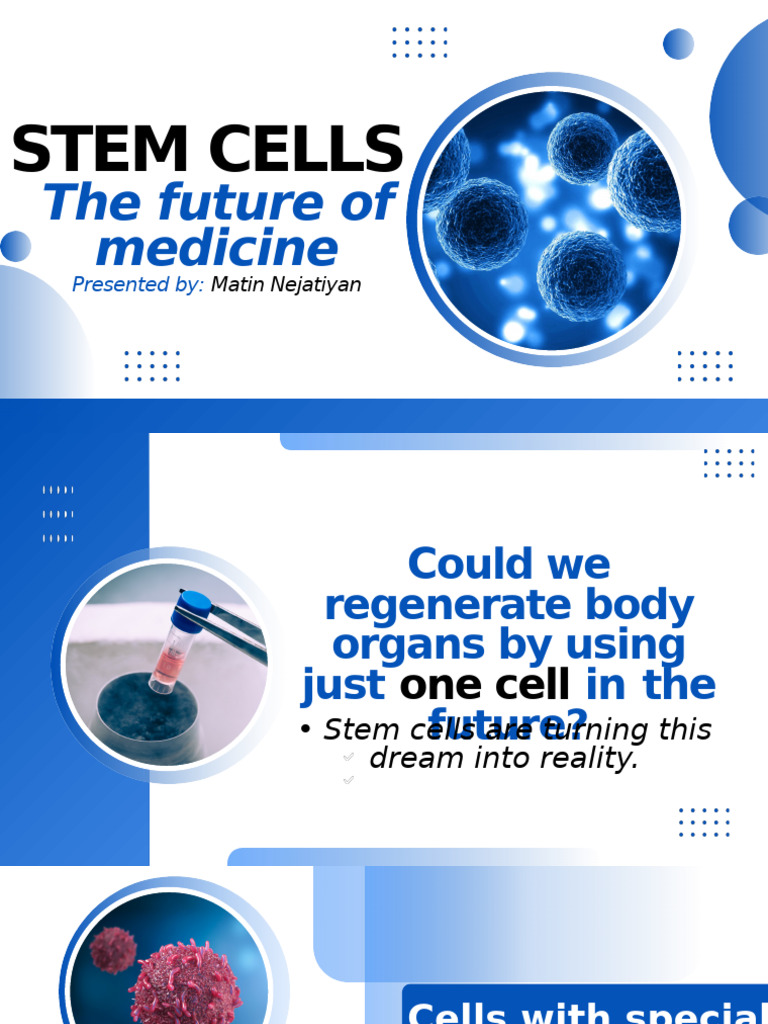 Blue and White Modern Geometric Health Technology Presentation ...