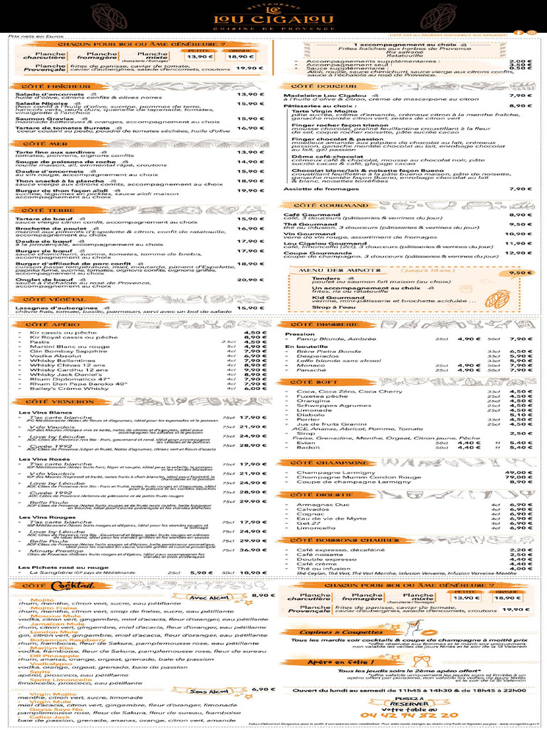 Site LC MENU Carte | PDF