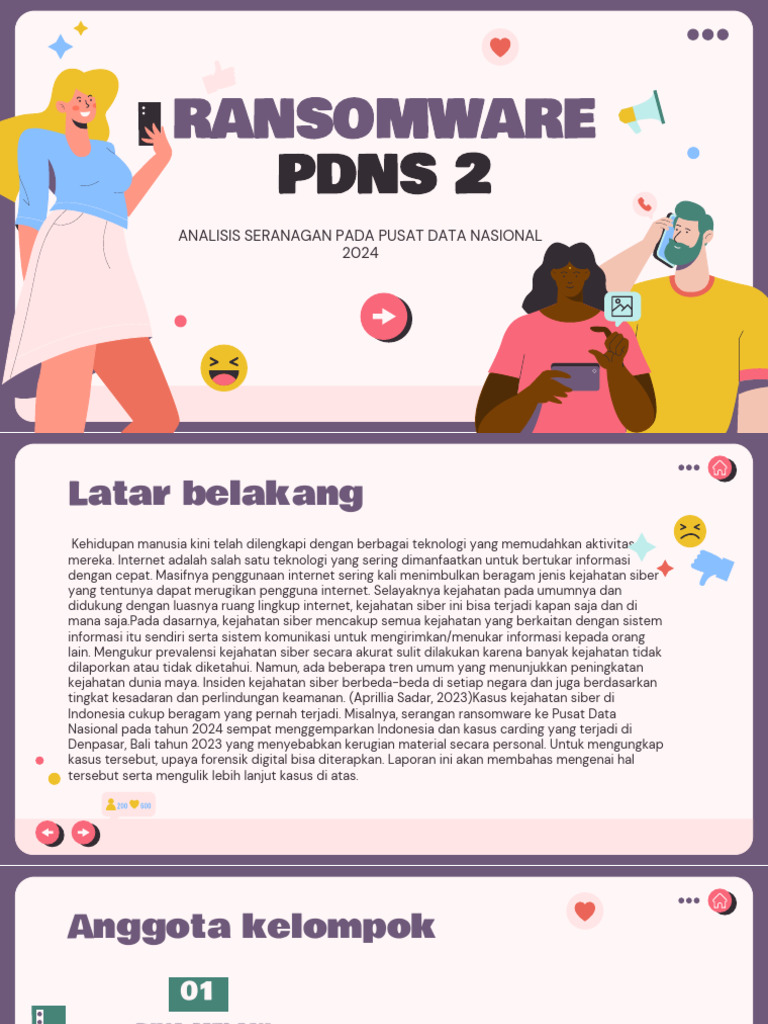 Analisis Serangan Ransomware PDNS 2 | PDF