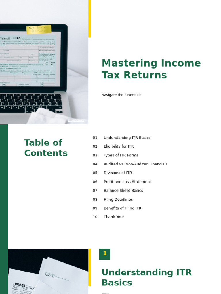 Income Tax Returns: A Complete Guide | PDF | Expense | Taxes