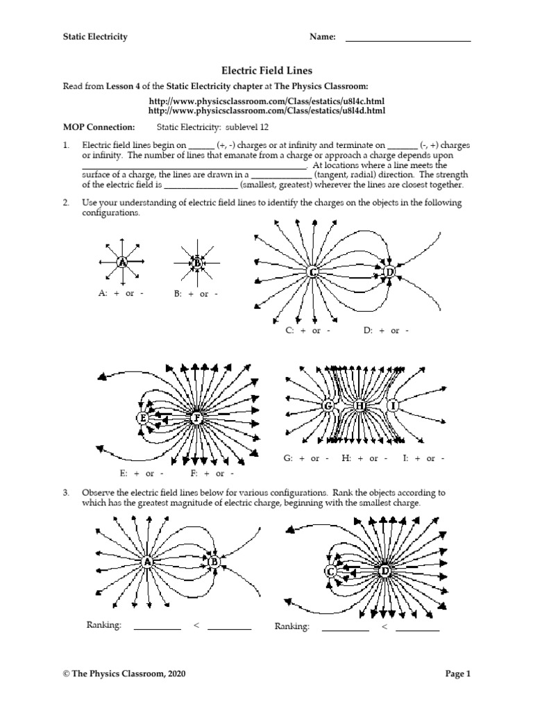 Understanding Electric Field Lines | PDF