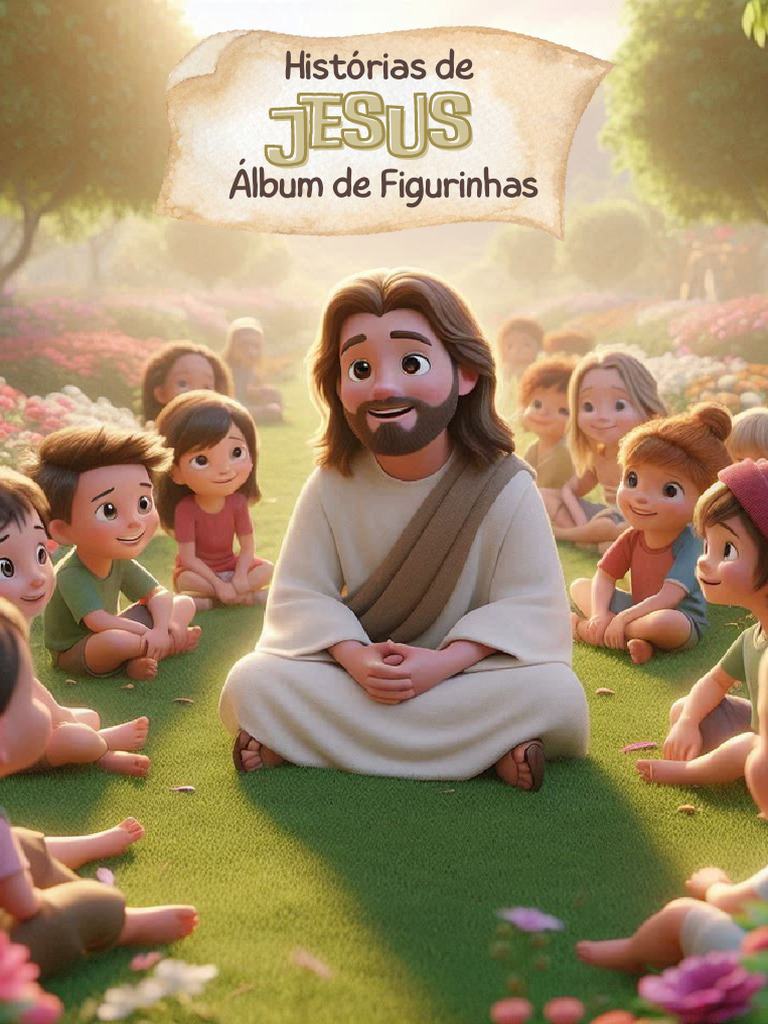 Histórias Bíblicas de Jesus em Figurinhas | PDF | Jesus | São Pedro