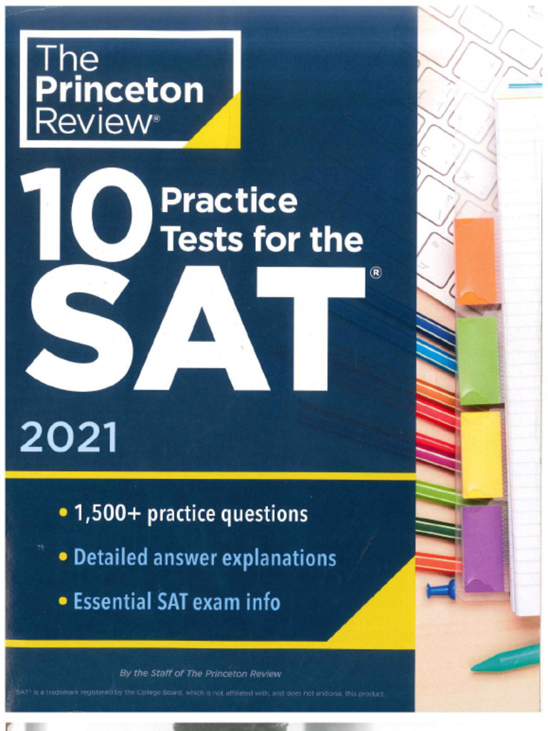 10 Practice Tests For The SAT 2021 | PDF