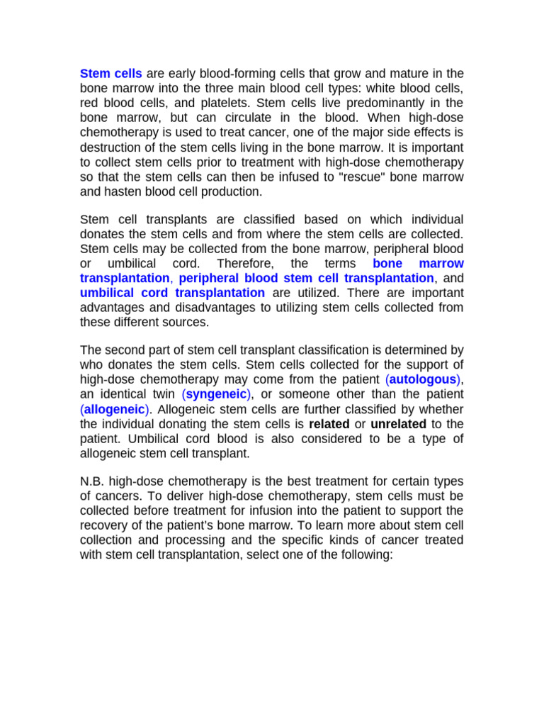 Transplantation of Neural Stem Cells | PDF | Stem Cell | Embryo
