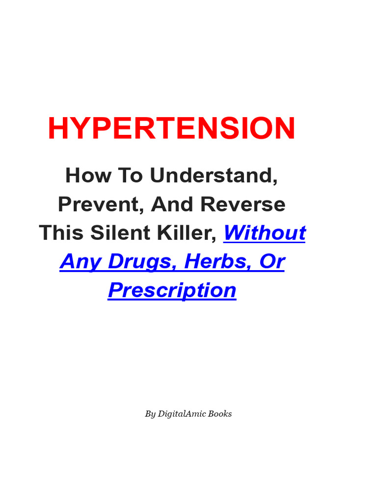 Understanding Hypertension: A Guide | PDF | Blood Pressure | Hypertension