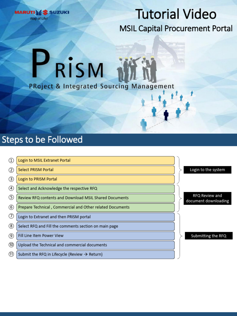 MSIL RFQ Submission Tutorial Guide | PDF | Internet Explorer | Computing