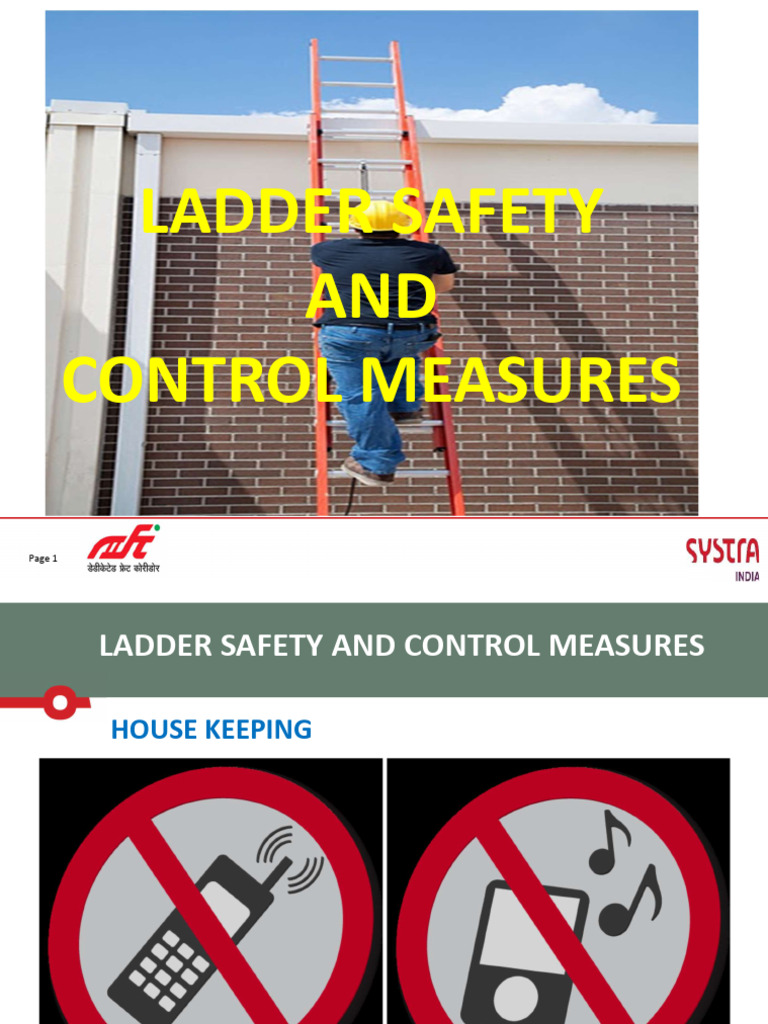Ladder Safety Guidelines and Controls | PDF | Ladder