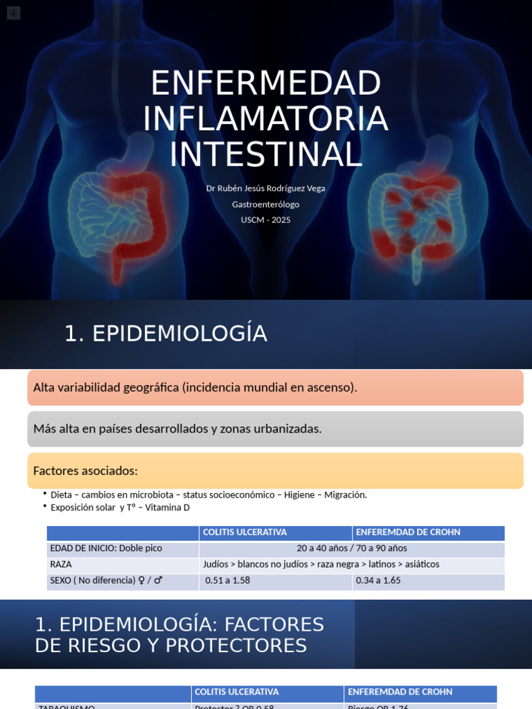Epidemiología y Patogénesis de EII | PDF | Inflamación | Enfermedad de ...