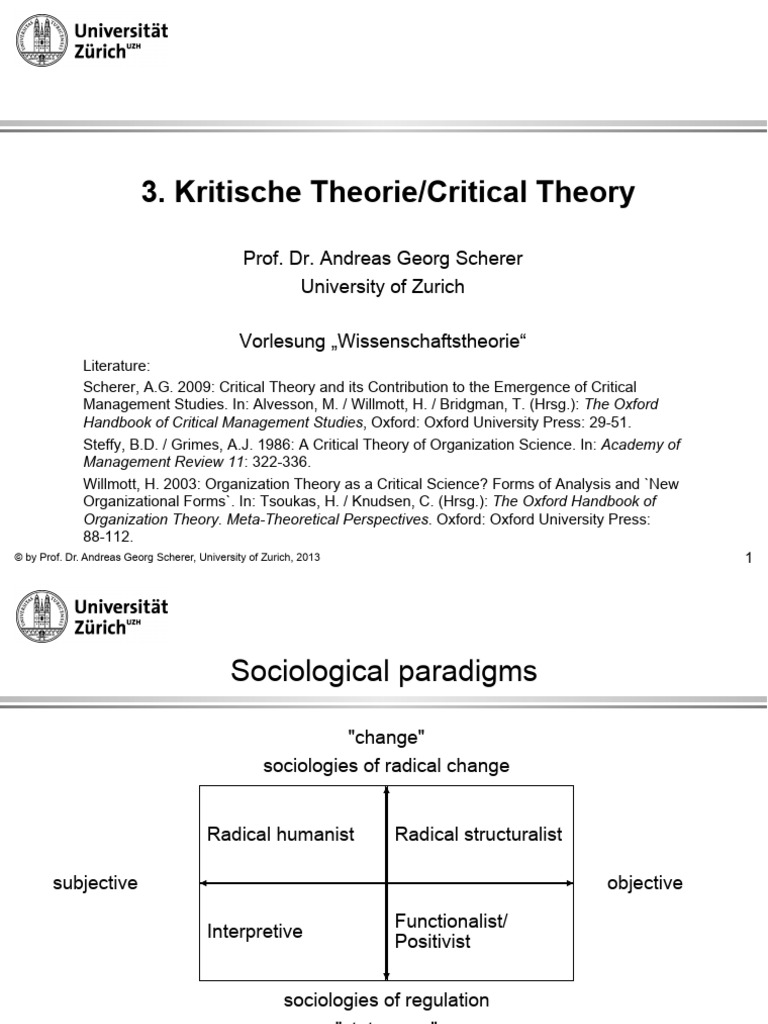 Understanding Critical Theory Concepts | PDF | Jürgen Habermas ...