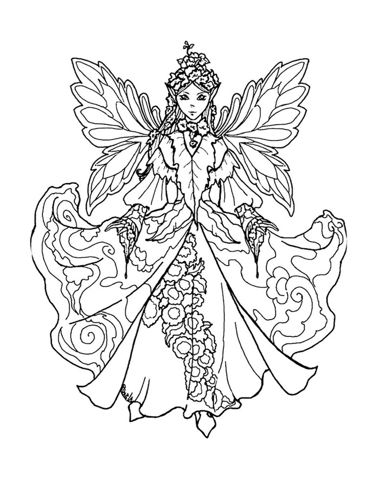 Fairy With Impressive Dress | PDF