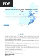 China Cocoa Chocolate Sugar Confectionery Industry Profile Isic1543