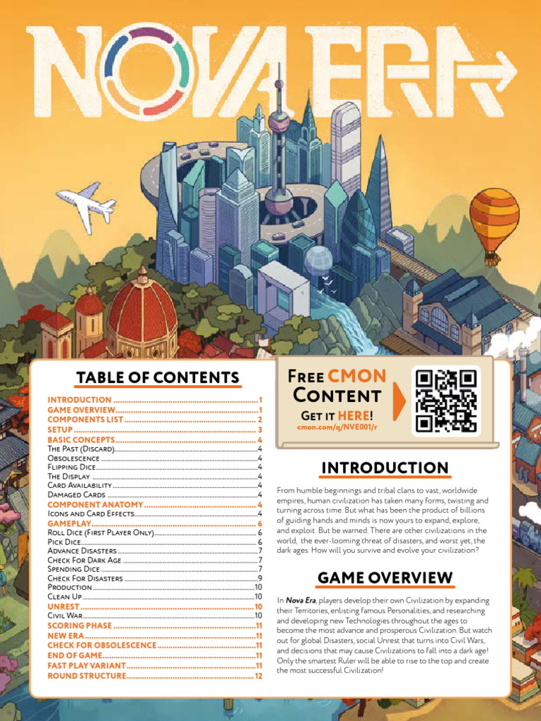 Nova Era Game Rulebook Overview | PDF | Dice | Gaming