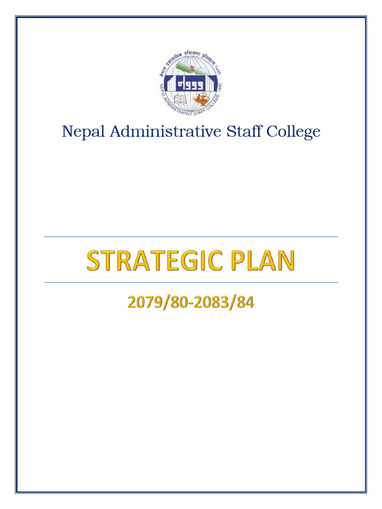 NASC Strategic Plan 2079-83 | PDF | Governance | Mentorship